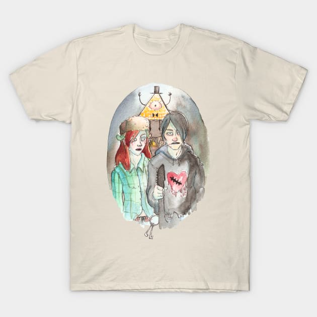 American gravity gothic T-Shirt by ruhefuchs